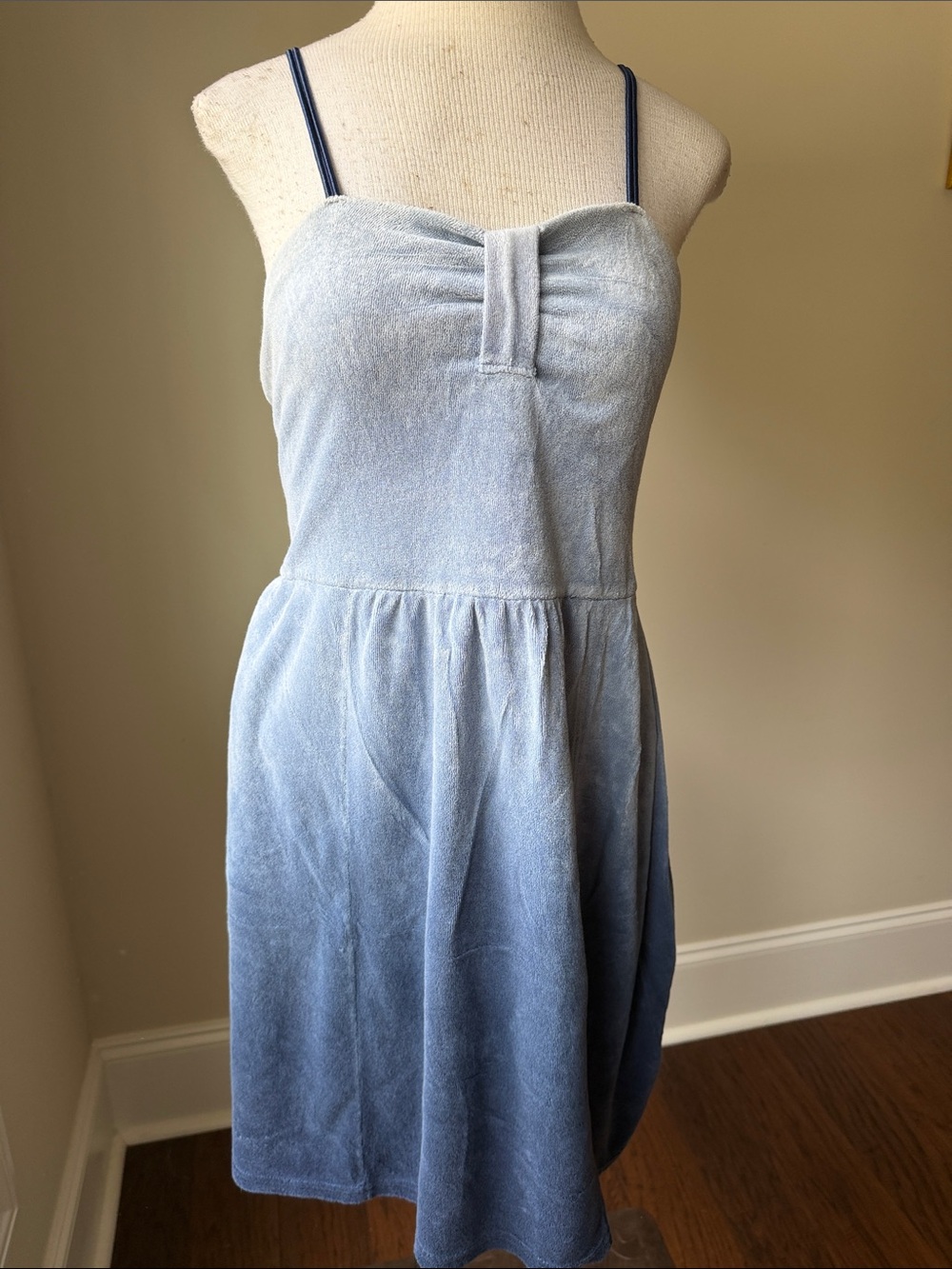 Juicy Couture Blue Ombre Terry Mini Dress